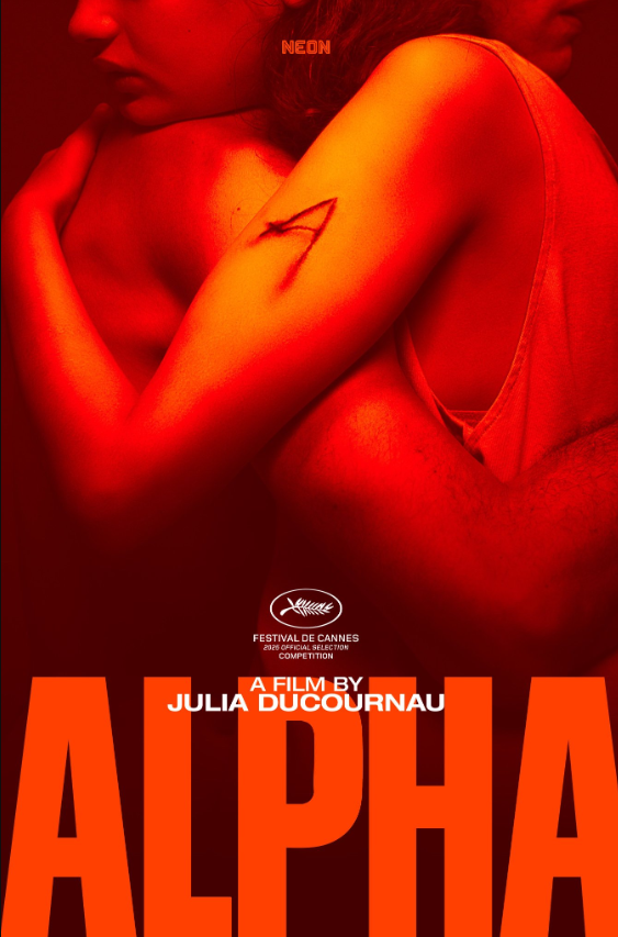 Službeni plakat za novi film Julije Docurneau "Alpha"