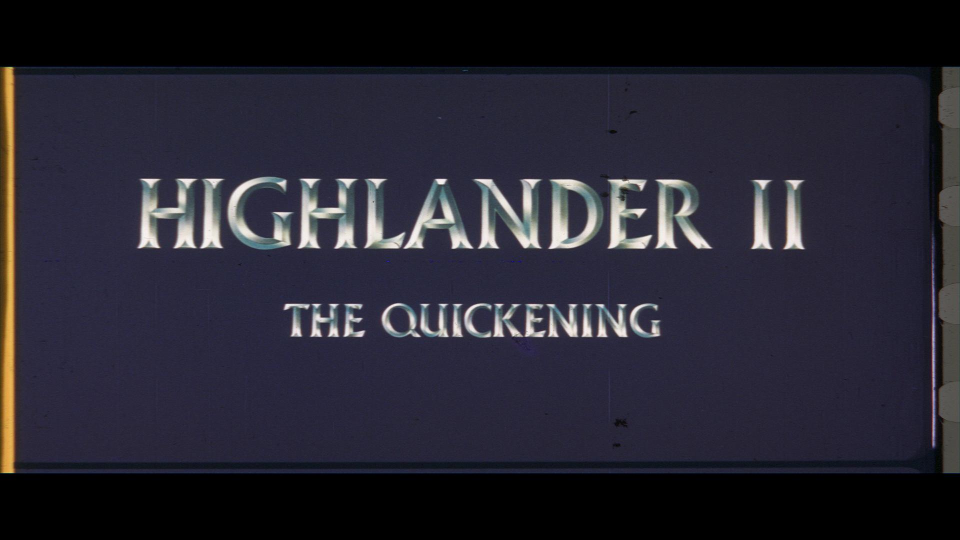 "Highlander II: Theatrical Cut" - verzija filma koju industrija ne želi da vidite Highlander II (35mm)