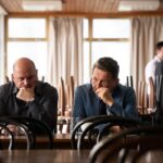 Rene Bitorajac i Dragan Bjelogrlić u filmu "Svadba" Igora Šeregija / produkcija: Eclectica i Viktorija Film