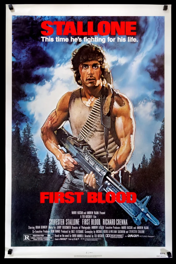 "First Blood", službeni kino poster, autor: Drew Struzan