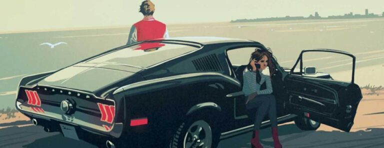 Jaouen Salaün - "Asphalt Blues", 2021. Les Humanoïdes Associés