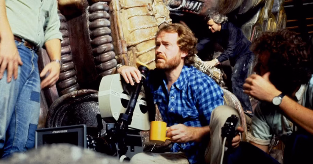 Ridley Scott On The Set Of Alien 20th Century Fox
