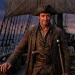 Hugh Jackman je Long John Silver u "Otoku s blagom" Ridleya Scotta za Sony / AI ilustracija